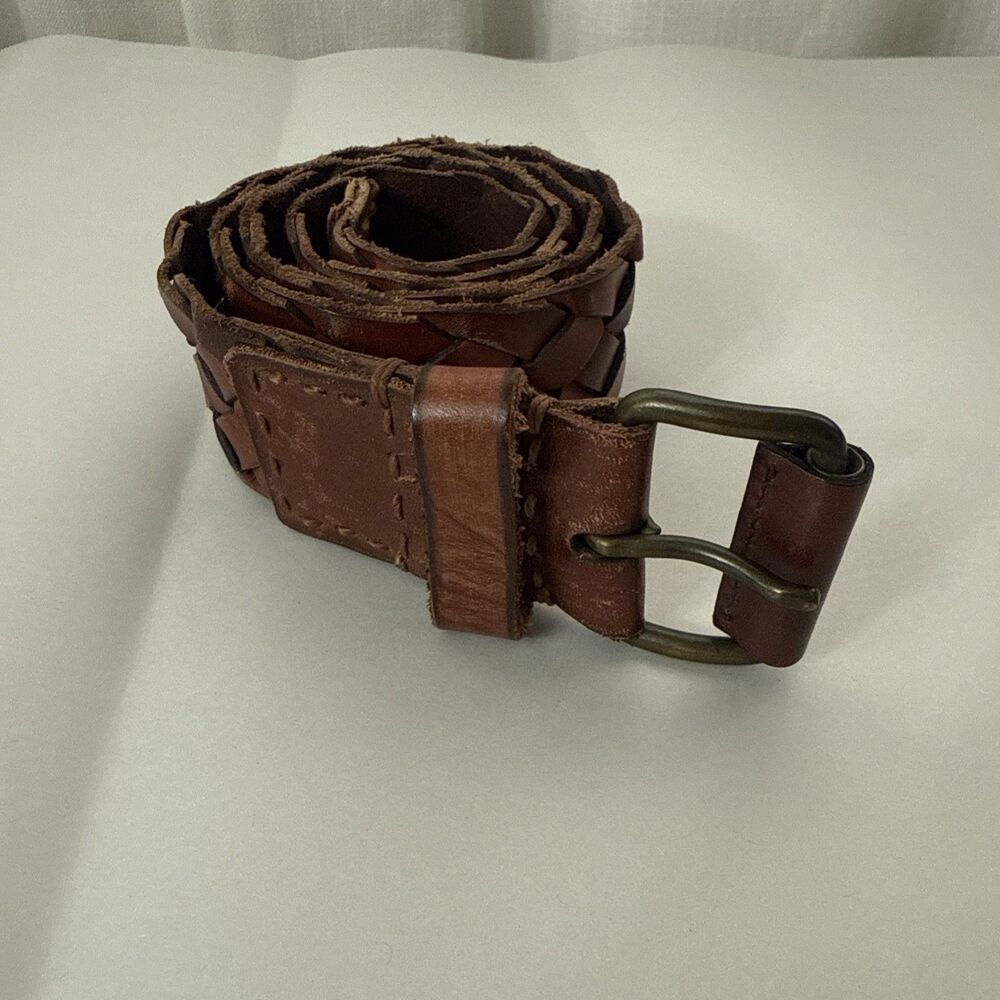 American Eagle Outfitters Braided Belt Genuine Leather Size Small NWT